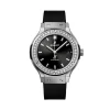 Hublot Classic Fusion Titanium Diamonds New