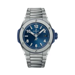 Hublot BIG BANG INTEGRATED TIME ONLY TITANIUM BLUE Hot
