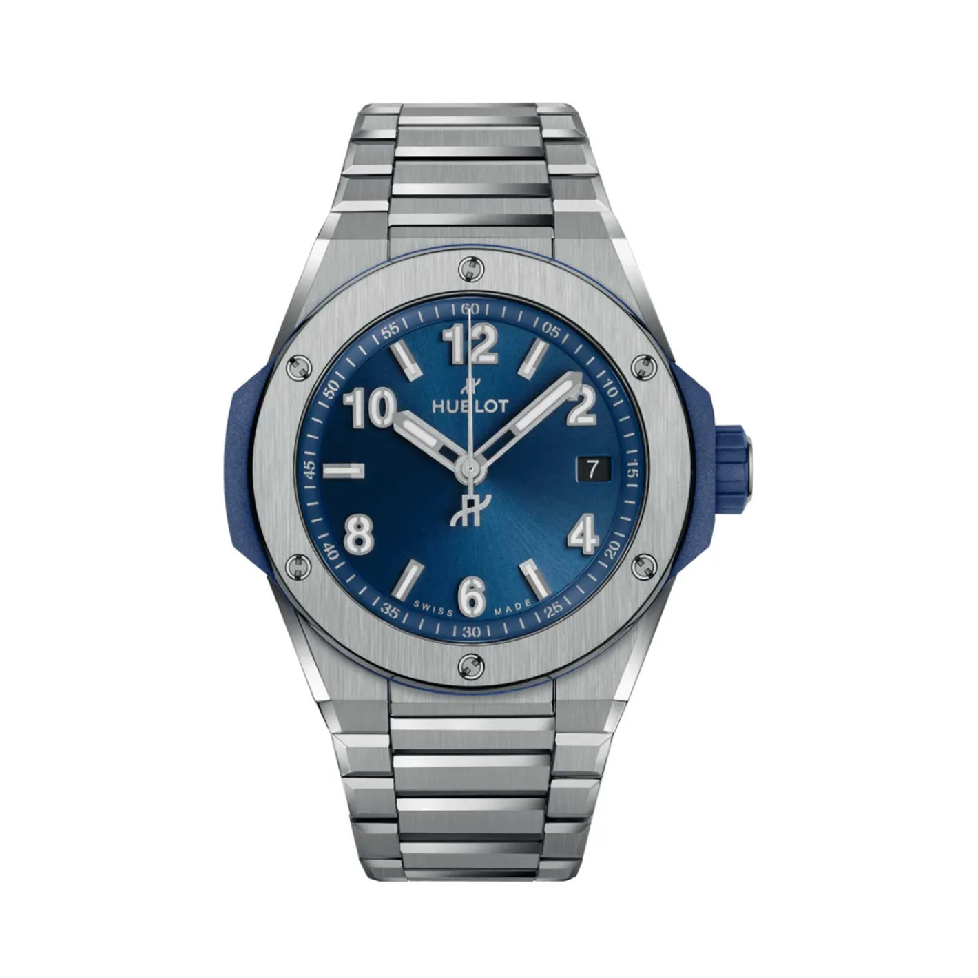 Hublot BIG BANG INTEGRATED TIME ONLY TITANIUM BLUE Hot
