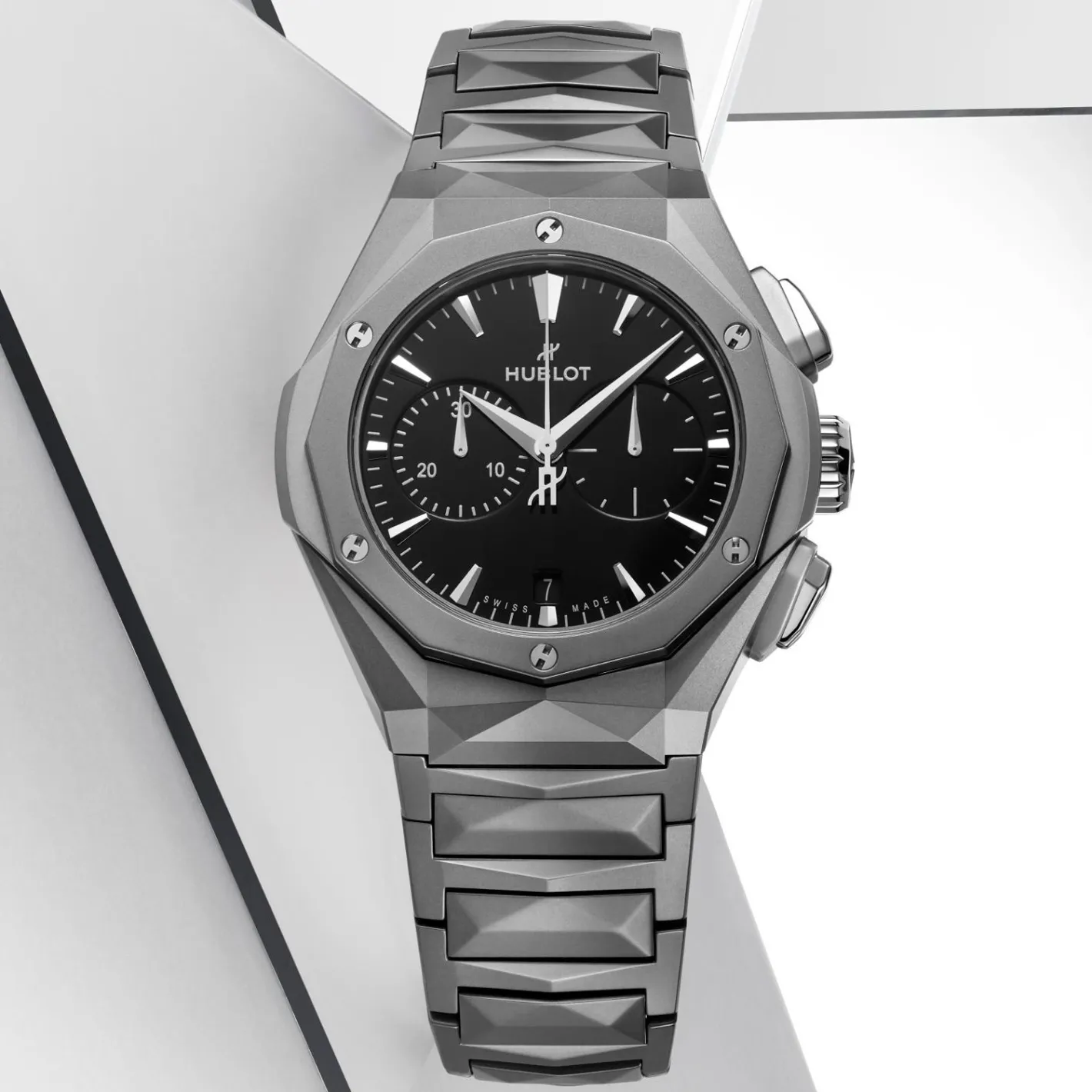 Hublot Classic Fusion Chronograph Orlinski Full Titanium Discount