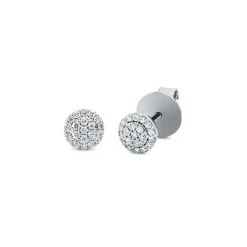 Cristina Wish Pendientes en oro blanco con diamantes New