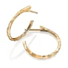 Perodri Pendientes de aro en Oro Amarillo Discount