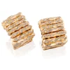Perodri Pendientes de Oro Amarillo con diamantes en talla brillante Outlet