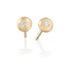 Perodri Pendientes de oro amarillo Best