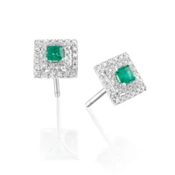 Perodri Pendientes de Oro Blanco Discount