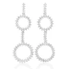 Perodri Pendientes de Oro Blanco Clearance