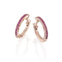 Perodri Pendientes de Oro Rosa Discount