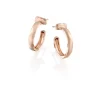 Perodri Pendientes de Oro Rosa Fashion