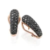 Perodri Pendientes de oro rosa Fashion