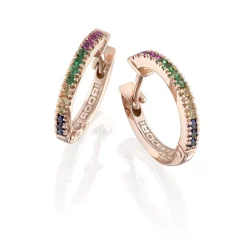 Perodri Pendientes de Oro Rosa Online