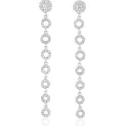 Perodri Pendientes Oro Blanco Outlet