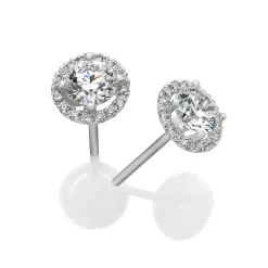 Perodri Pendientes Oro Blanco Sale