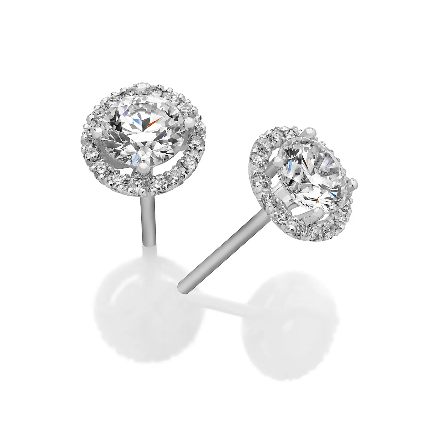 Perodri Pendientes Oro Blanco Sale