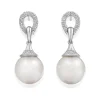Perodri Pendientes Oro Blanco Sale