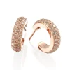 Perodri Pendientes Oro Rosa Fashion
