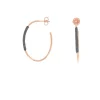 Pesavento Pendientes Polvo Diamante Gris New