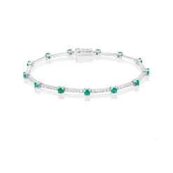 Perodri Pulsera de Oro Blanco Outlet