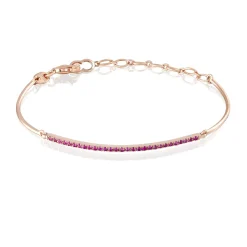 Perodri Pulsera de Oro Rosa Outlet