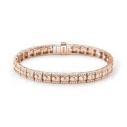 Damiani Pulsera de oro rosa Belle Époque Reel Outlet