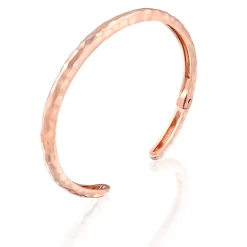 Perodri Pulsera estrecha de Oro Rosa facetado Outlet