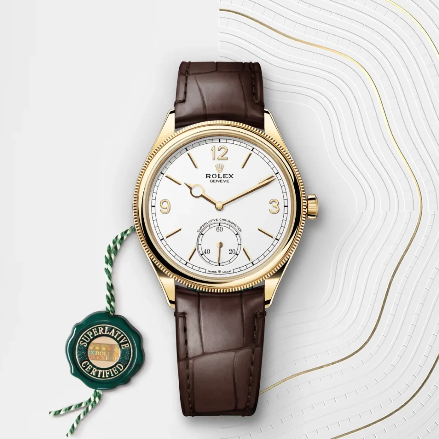 Rolex 1908 Oro amarillo de 18 quilates Discount