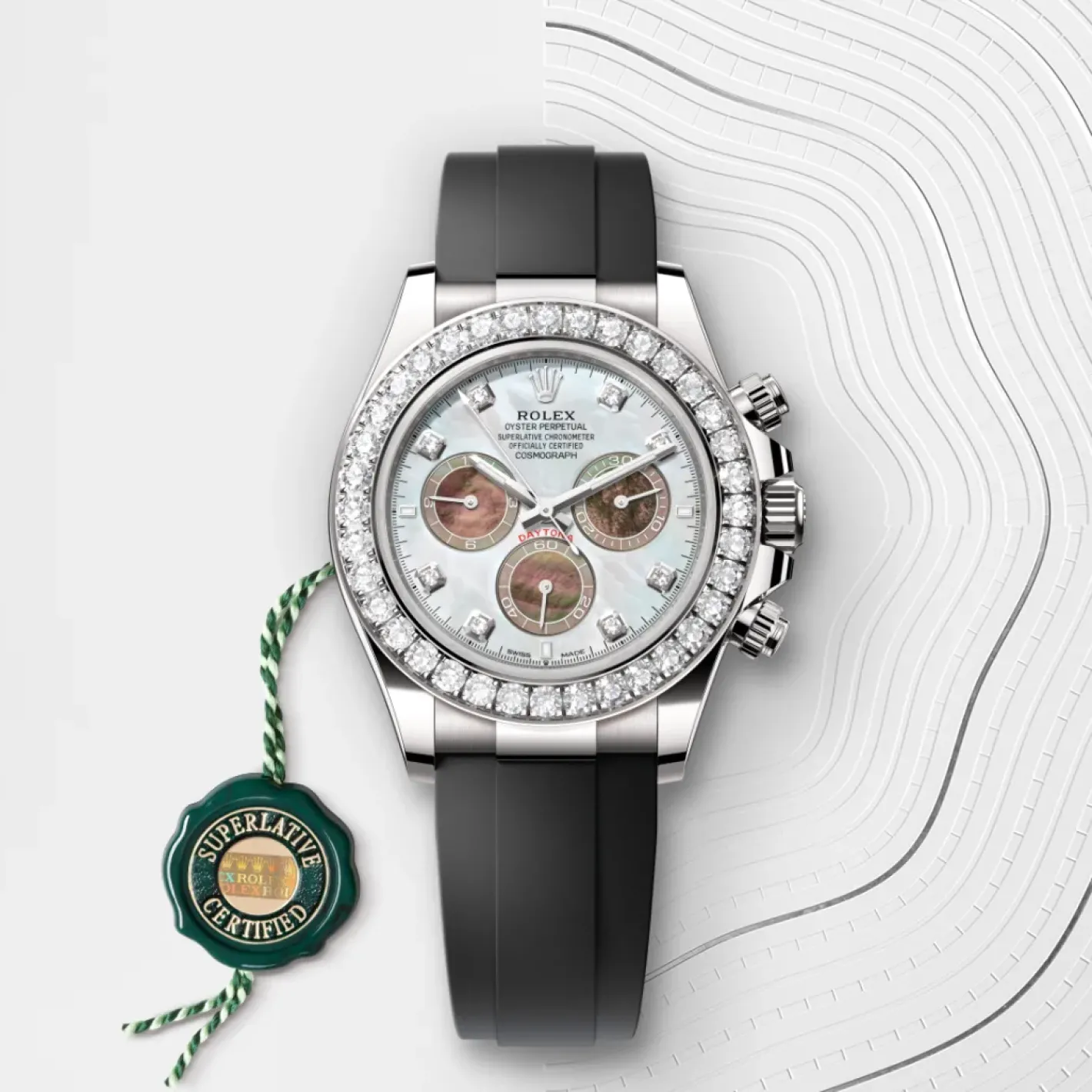 Rolex Cosmograph Daytona Oro blanco de 18 quilates Best