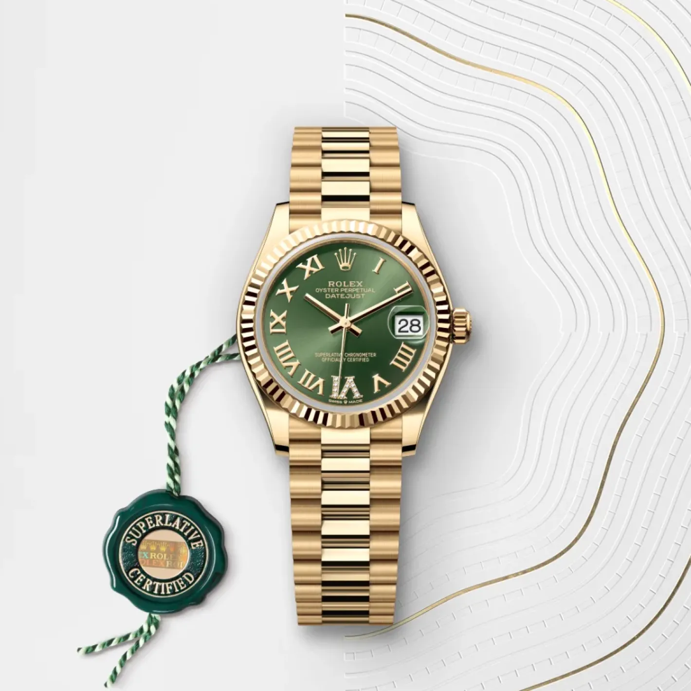 Rolex Datejust 31 oro amarillo de 18 quilates Clearance