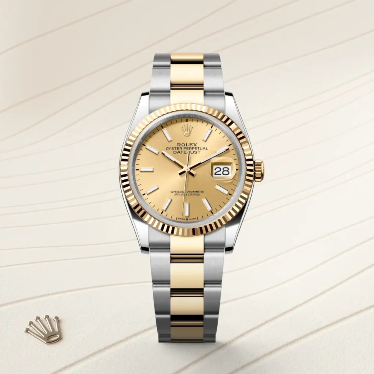 Rolex Datejust 36 Rolesor amarillo —combinación de acero Oystersteel y oro amarillo Discount