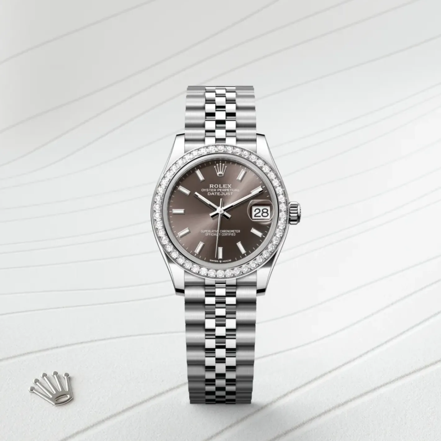 Rolex Datejust 31 Rolesor blanco —combinación de acero Oystersteel y oro blanco Outlet