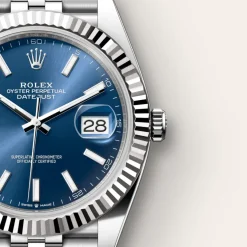 Rolex Datejust 41 Rolesor blanco —combinación de acero Oystersteel y oro blanco Clearance