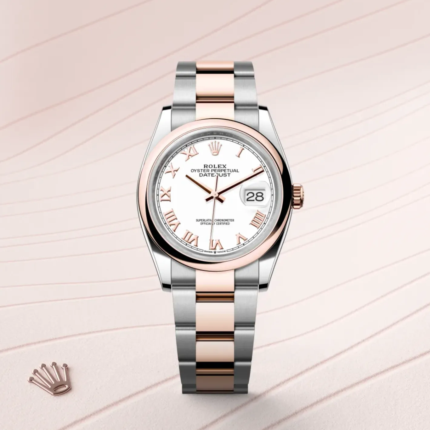 Rolex Datejust 36 Rolesor Everose —combinación de acero Oystersteel y oro Everose Best