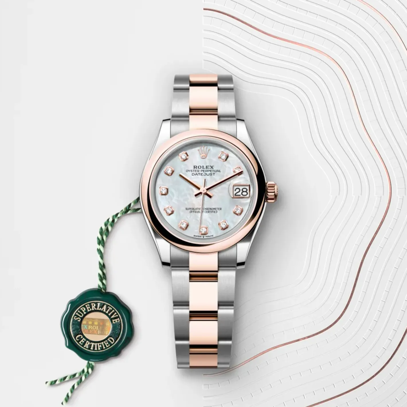 Rolex Datejust 31 Rolesor Everose —combinación de acero Oystersteel y oro Everose Discount