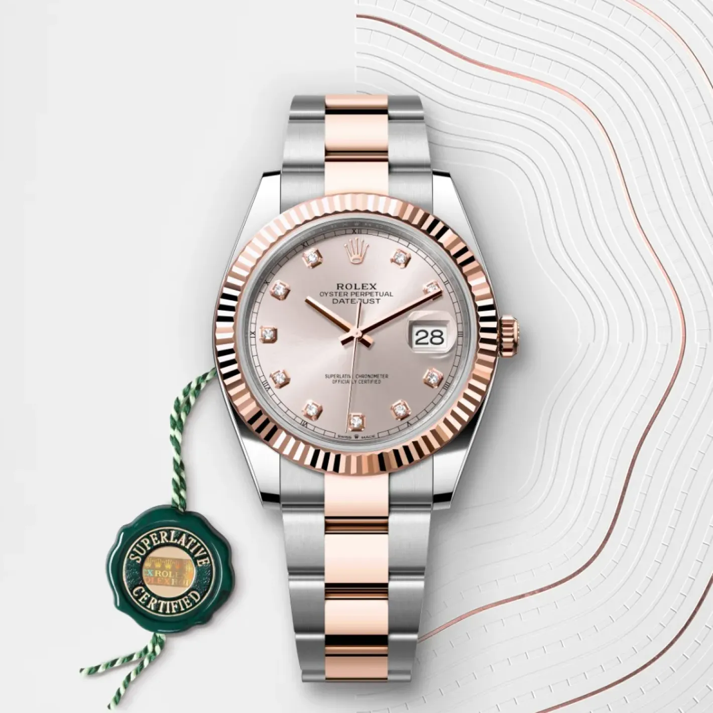 Rolex Datejust 41 Rolesor Everose —combinación de acero Oystersteel y oro Everose Best