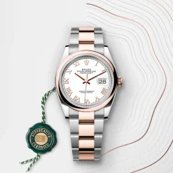 Rolex Datejust 36 Rolesor Everose —combinación de acero Oystersteel y oro Everose Best