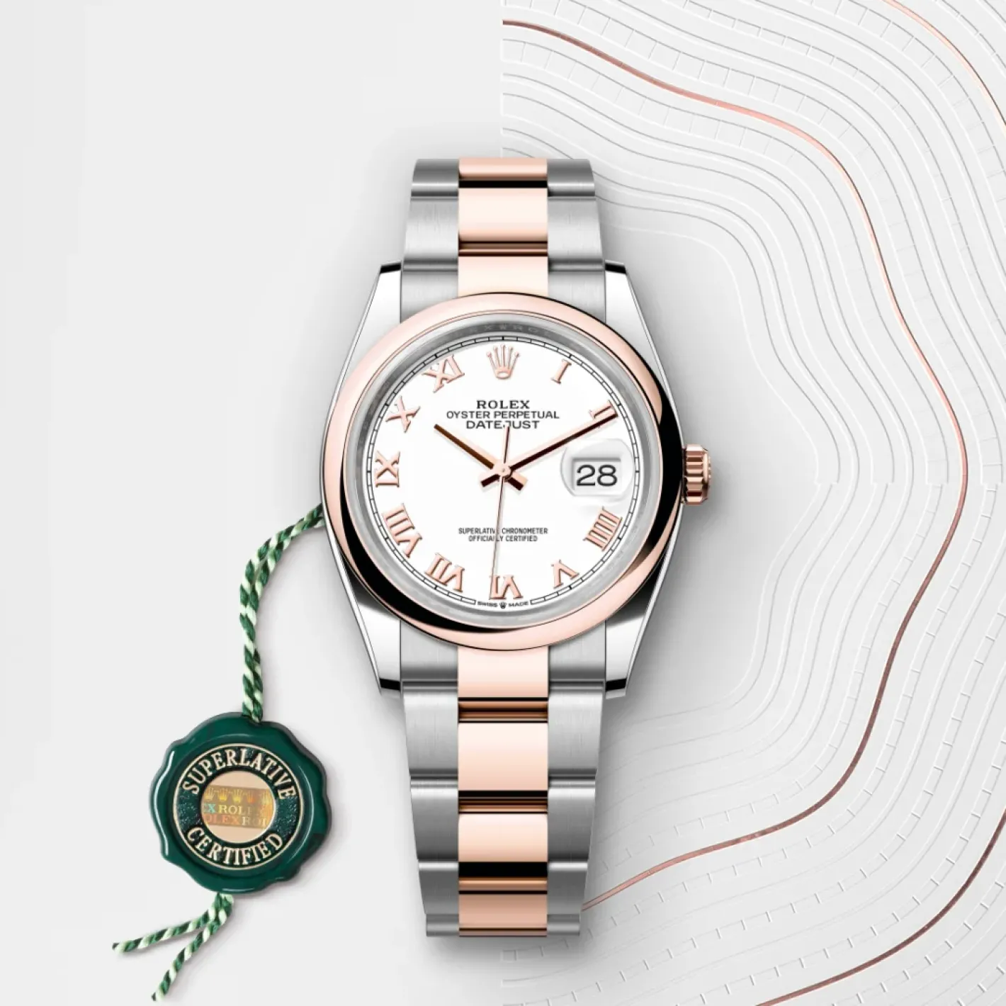 Rolex Datejust 36 Rolesor Everose —combinación de acero Oystersteel y oro Everose Best