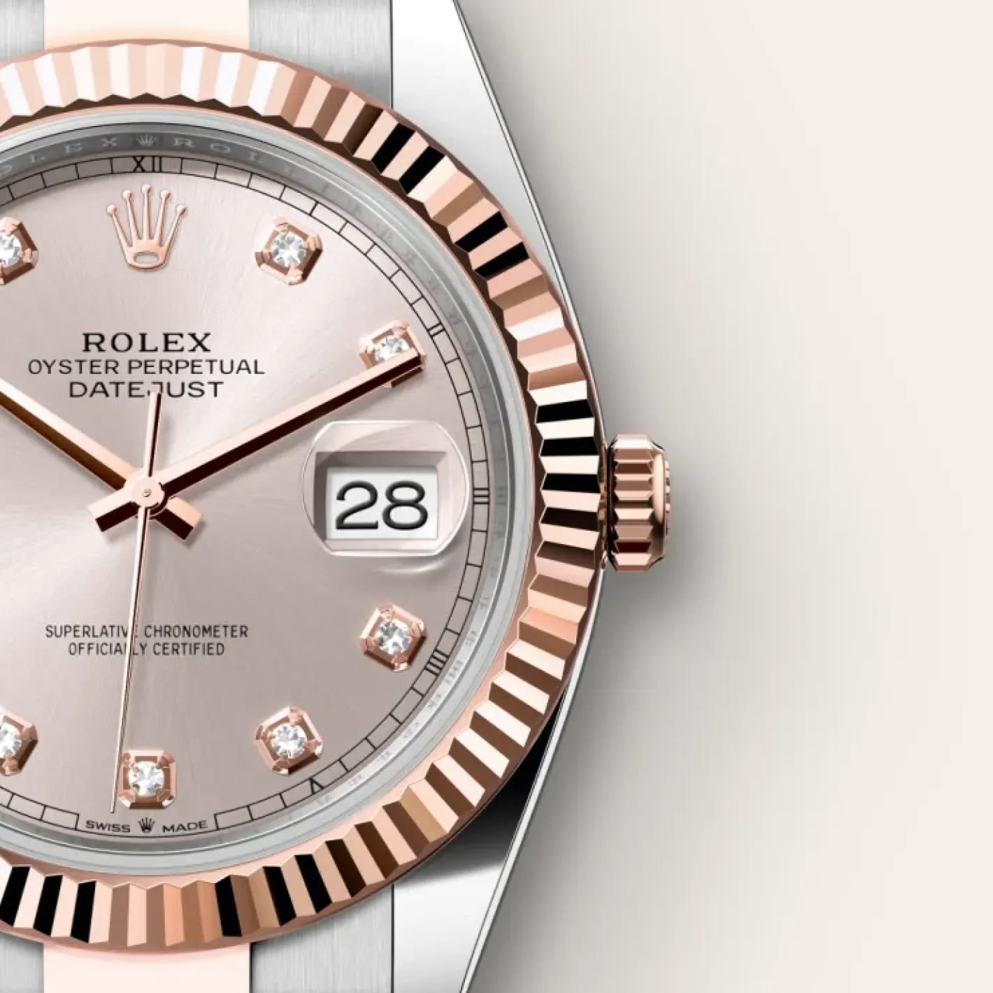Rolex Datejust 41 Rolesor Everose —combinación de acero Oystersteel y oro Everose Best