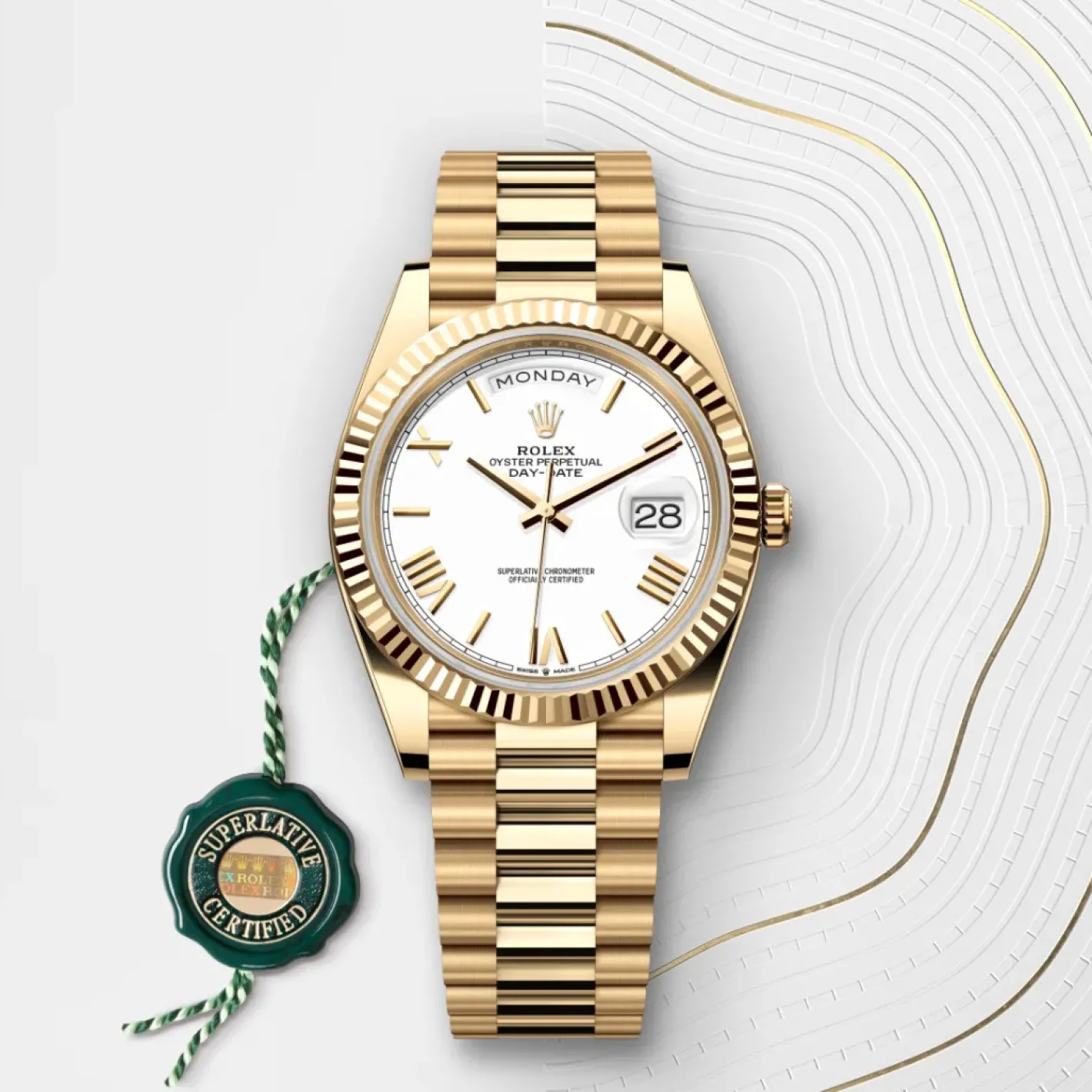 Rolex Day-Date 40 Oro amarillo de 18 quilates Best