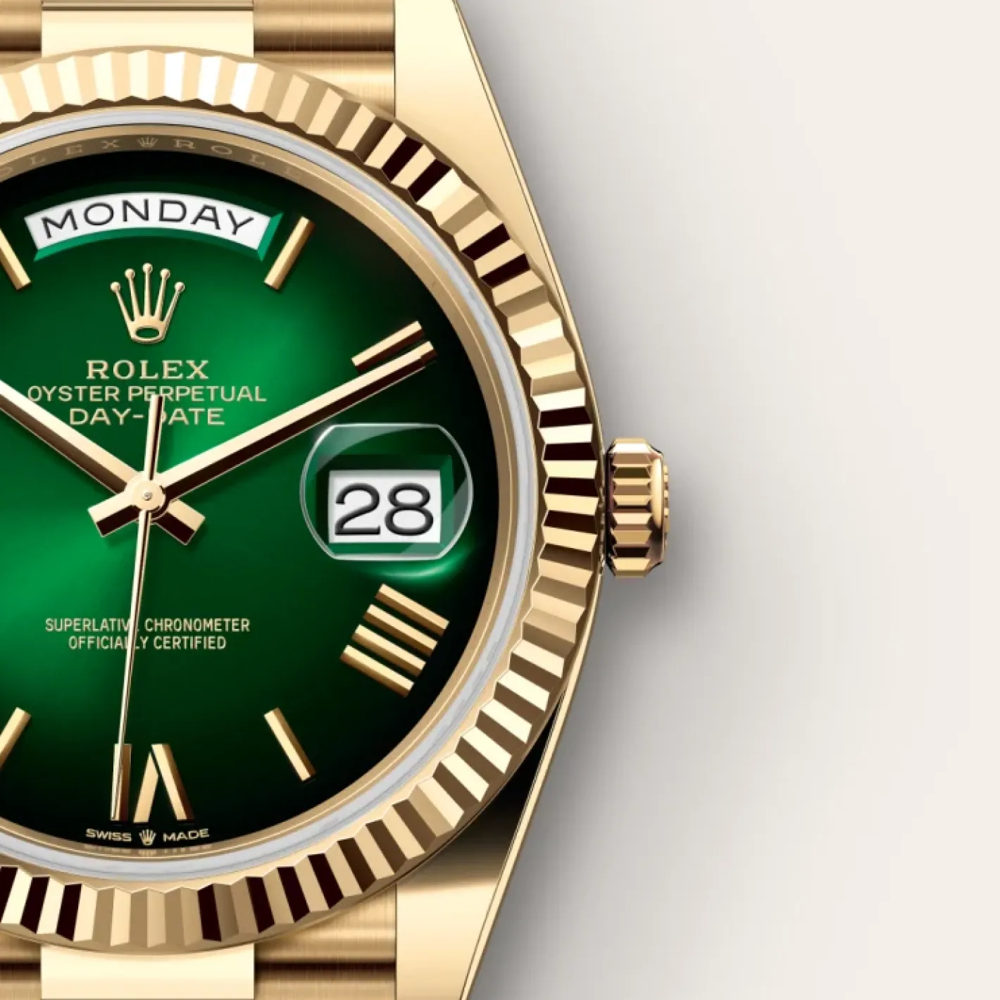 Rolex Day-Date 40 Oro amarillo de 18 quilates Discount