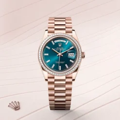 Rolex Day-Date 36 Oro Everose de 18 quilates New