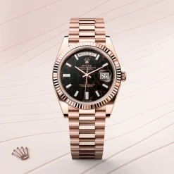 Rolex Day-Date 40 Oro Everose de 18 quilates Hot
