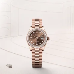 Rolex Lady-Datejust Oro Everose de 18 quilates Fashion