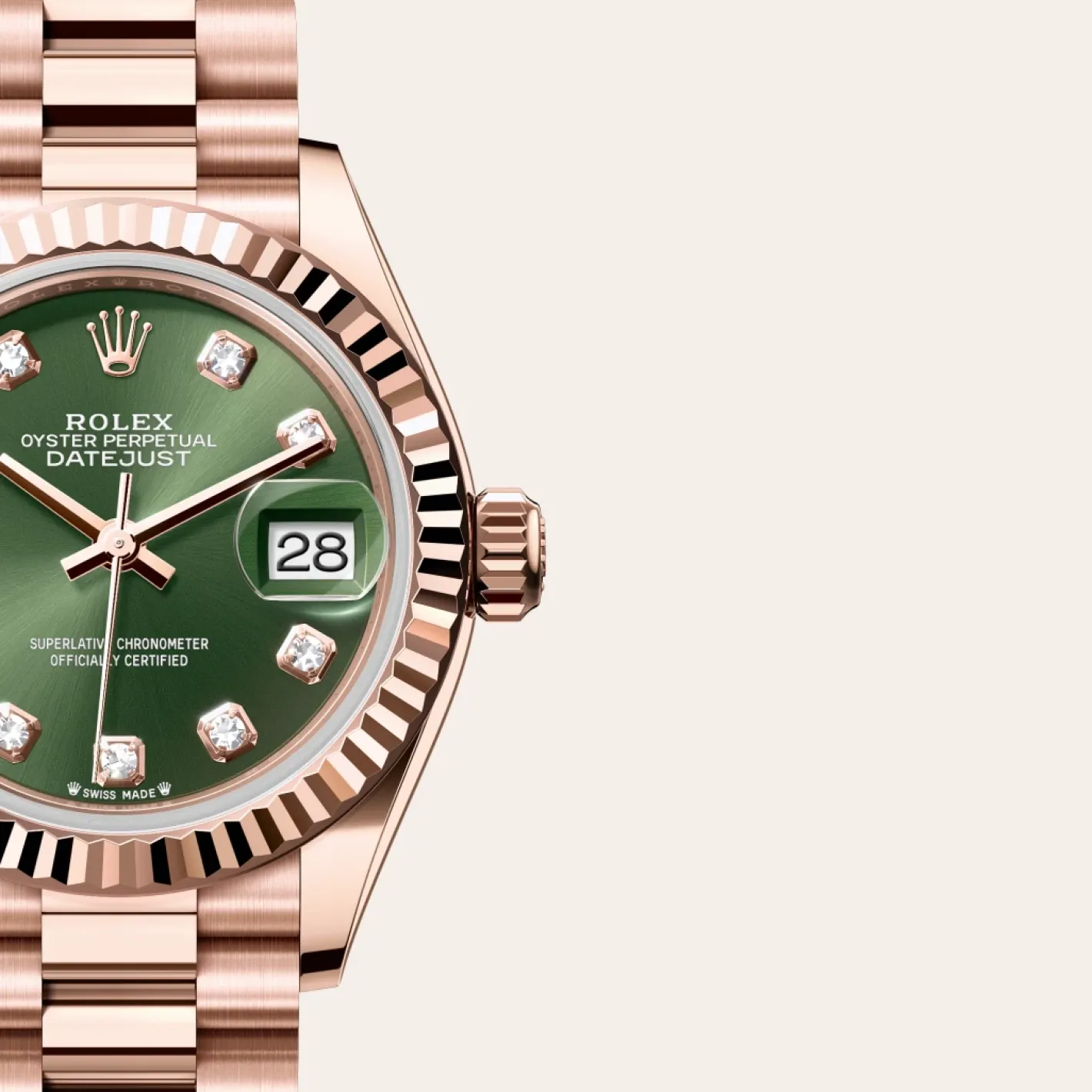 Rolex Lady-Datejust Oro Everose de 18 quilates Online