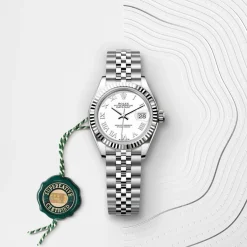Rolex Lady-Datejust Rolesor blanco —combinación de acero Oystersteel y oro blanco Hot