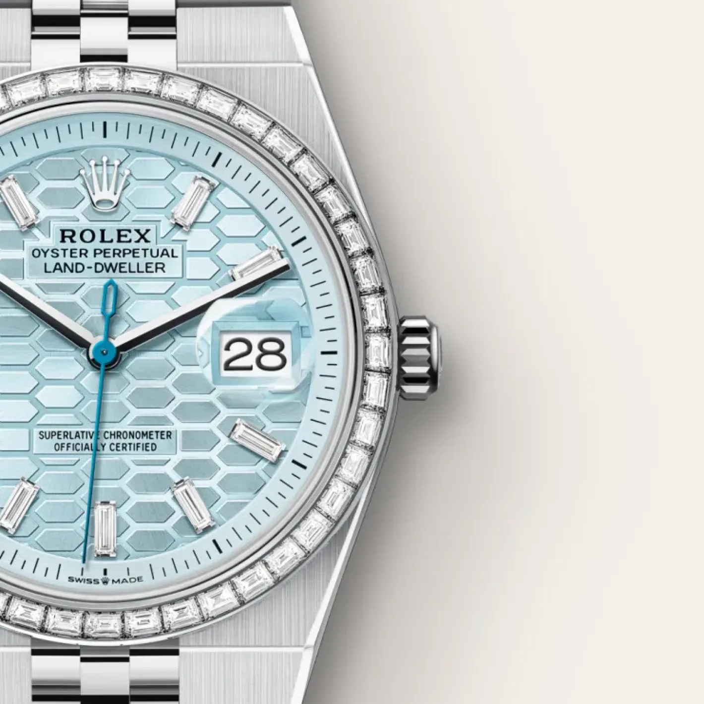 Rolex Land-Dweller 36 Platino Outlet