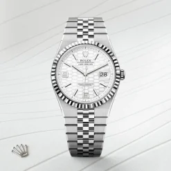 Rolex Land-Dweller 40 Rolesor blanco —combinación de acero Oystersteel y oro blanco Online