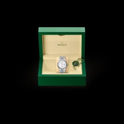 Rolex Land-Dweller 36 Rolesor blanco —combinación de acero Oystersteel y oro blanco Fashion