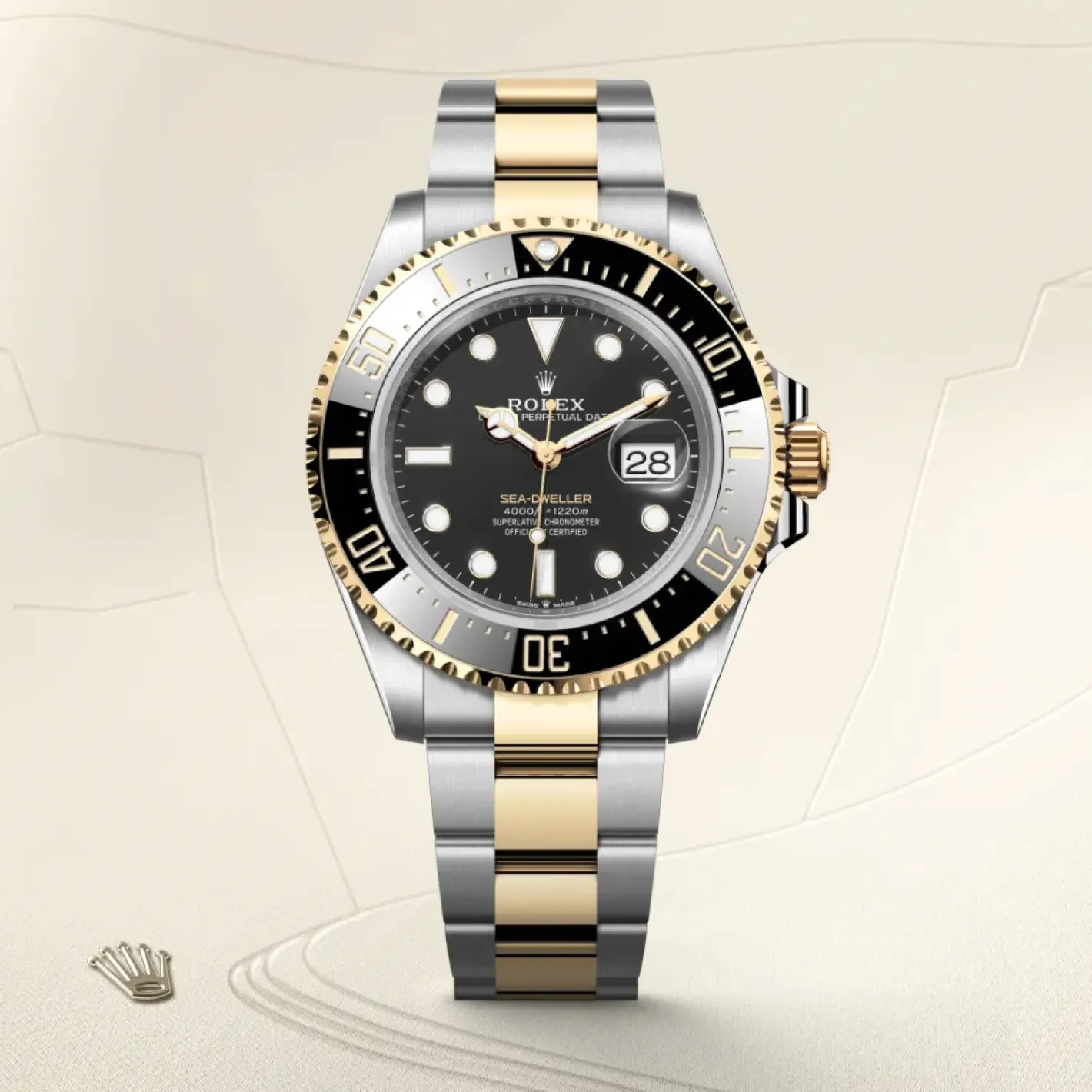 Rolex Sea-Dweller Rolesor amarillo —combinación de acero Oystersteel y oro amarillo Hot