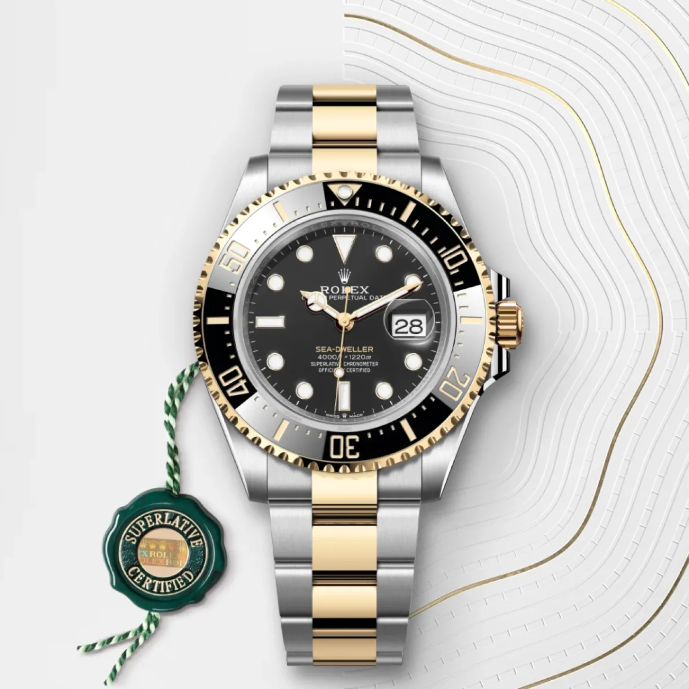 Rolex Sea-Dweller Rolesor amarillo —combinación de acero Oystersteel y oro amarillo Hot