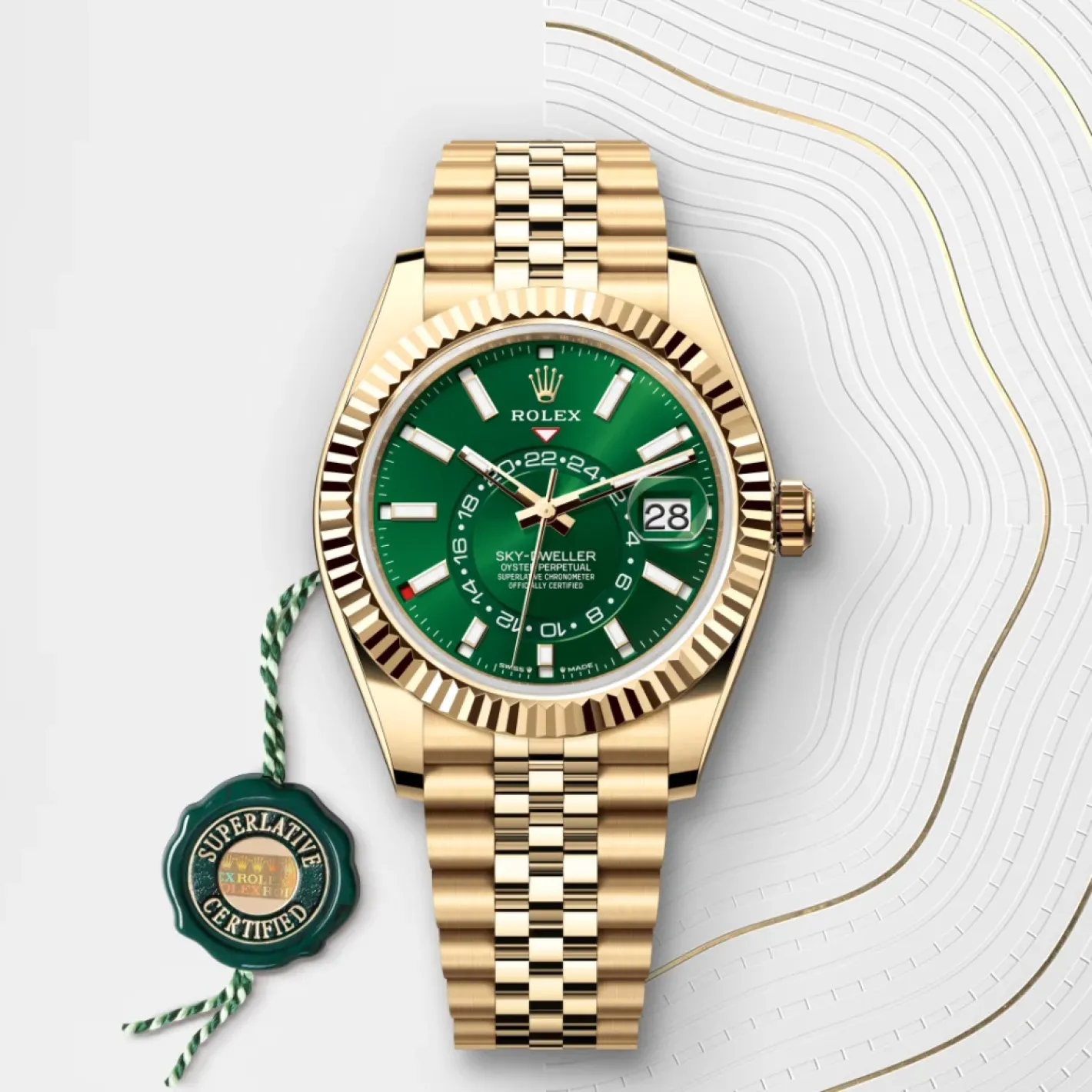 Rolex Sky-Dweller Oro amarillo de 18 quilates Sale
