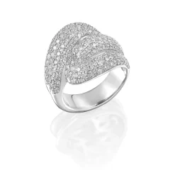 Perodri Sortija de Oro Blanco Clearance